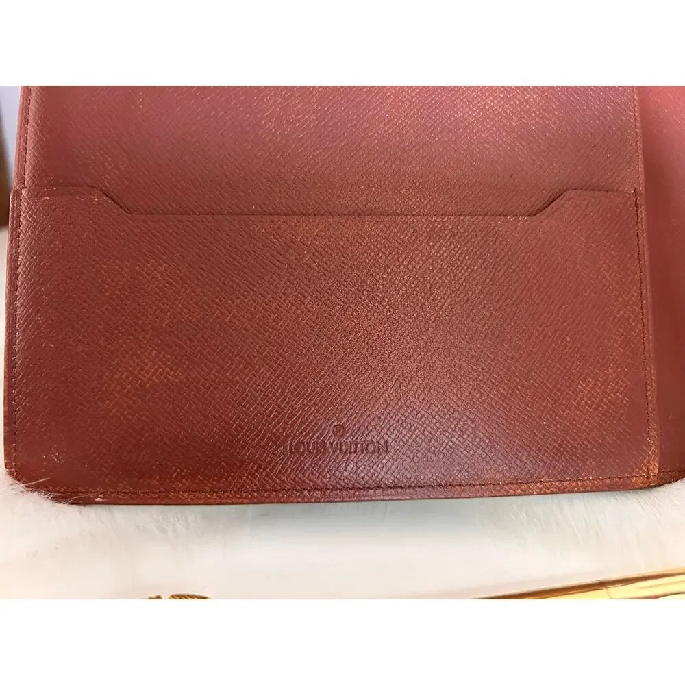 Authentic 70s Vintage Louis Vuitton Monogram A5 Desk Agenda Cover (predate code) - Picture 12 of 15